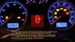 LANCIA YPSILON 843 2003 08 2006 08 How to reset service light indicator [upl. by Eelyak]