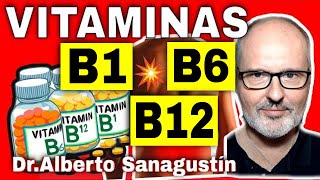 VITAMINAS B1 B6 B12 💥 Para qué sirven cómo conseguirlas y contraindicaciones [upl. by Llennoj]