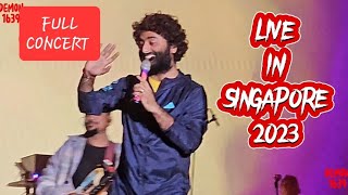 Arijit Singh – FULL CONCERT VIDEO Live in Indoor Stadium Singapore 2023 [upl. by Aerda]