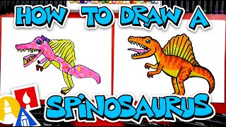 How To Draw A Spinosaurus Dinosaur [upl. by Platus]