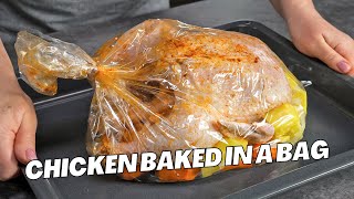 How to Cook ROAST CHICKEN in a BAG  Oven Baked Chicken with Vegetables Recipe by Always Yummy [upl. by Graff]