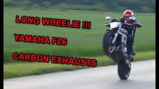 Wheelie on Yamaha FZ6N [upl. by Avlasor244]