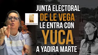 DIRECTORA DE LA JUNTA ELECTORAL DE LA VEGA LE ENTRA CON YUCA A YADIRA MARTE [upl. by Plante708]