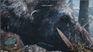 Far Cry Primal Hunting the Bloodtusk Mammoth achievement guide [upl. by Teteak]