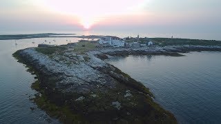 ELO  Alone In the Universe The Isles of Shoals Star Island Oceanic House New Hampshire by drone [upl. by Umberto]