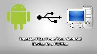 How To Transfer Files From Your Android Device To PCMac [upl. by Iarised]