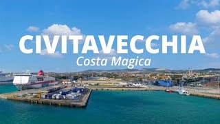 CIVITAVECCHIA IMBARCO SU COSTA MAGICA  Crociera Isole Del Sole  Travel Diary [upl. by Anitrebla500]