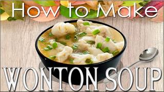 HOW TO MAKE WONTON SOUP Easy amp Quick Vegan recipe 🍲🍜🍵 [upl. by Peih]