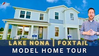 Lake Nona  Model Home Tour  Foxtail Floor Plan  Move to Orlando  New Construction [upl. by Inahpit]