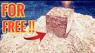 Build this simple Wood Briquette Press and save Money [upl. by Eednus732]