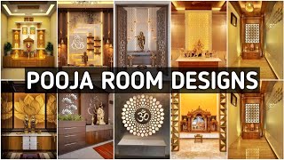 Top 100 Pooja Room Designs  Indian Design Ideas  Mandir Designs Morden Latest pooja room design [upl. by Aelahs239]