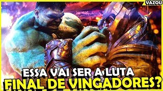 VAZAMENTO DE VINGADORES ULTIMATO MOSTRA BATALHA FINAL CONTRA THANOS [upl. by Ahsimin]