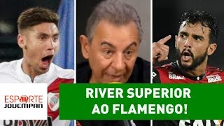 Flavio Prado não alivia e vê River SUPERIOR ao Flamengo [upl. by Clovah]