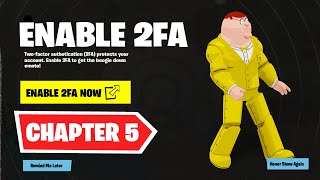 HOW TO ENABLE 2FA ON FORTNITE CHAPTER 5 [upl. by Eberhard282]