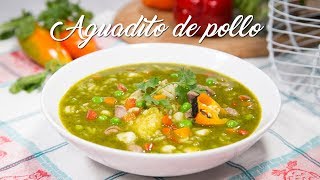 COMO PREPARAR AGUADITO DE POLLO CON MENUDENCIAS  COMIDA PERUANA  RECETA DE ACOMERPE [upl. by Zabrine]