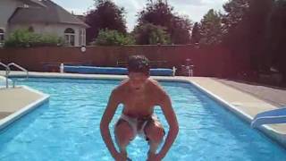 How To Backflip Into a Pool [upl. by Idalla]