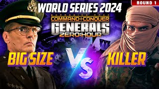 🔴 LIVE  CampC Generals Zero Hour World Series 2024  BiG SiZe vs Killer  Round 1 [upl. by Etterual608]