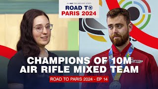 Olympic Shooting Champions of 10m Air Rifle Mixed Team  Road To Paris 2024 [upl. by Charteris291]