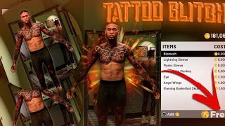 NEW NBA 2K22 FREE UNLIMITED TATTOO GLITCH HOW TO GET ALL TATTOOS FOR FREE CURRENTampNEXT GEN [upl. by Jaeger213]