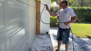 Garage Door Respraying [upl. by Chancellor452]