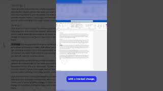 Word Tips Review and Revise Documents with Track Changes microsoftword shorts [upl. by Richards]