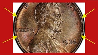 THIS EXTREMELY RARE amp VALUABLE 1936 WHEAT PENNY IS WORTH HUGE MONEY RARE PENNIES TO LOOK FOR [upl. by Esihcoc]