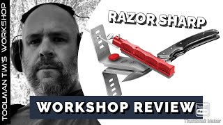 LANSKY DELUXE 5 KNIFE SHARPENER  Using For First Time Lansky Sharpening System Review [upl. by Kcirdahc]