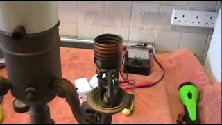 How to rewire a vintage Torchiere 3 way floor standing lamp [upl. by Nomed]