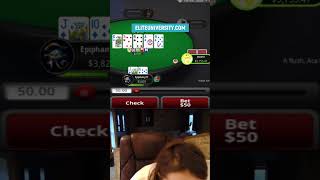 Getting VALUE for 10000 High Stakes Cash Game Poker Hand [upl. by Ycrep]