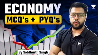 Economy MCQs  Previous Year Questions  UPSC Prelims 2025  By Siddharth Singh [upl. by Arlee]