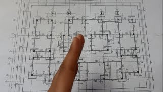 How to Read Building Foundations Drawing plans  Column Footings Detail  also X sections detail [upl. by Lemmor813]