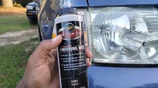 meguiars finishing polish adds insane clarity on headlights [upl. by Petula]