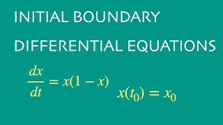 Initial Boundary Differential Equations Part 1 [upl. by Mcdade187]