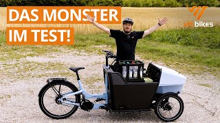 Der Multivan unter den Lastenrädern 😮🚴‍♀️ Das HNF Nicolai CD2 Cargo im Test [upl. by Mandeville]