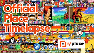 Official rplace 2023 canvas timelapse [upl. by Edobalo]