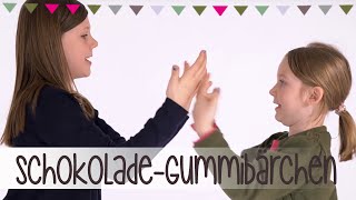 Schokolade  Gummibärchen  Klatschspiele Anleitung Kinderlieder [upl. by Salomo]