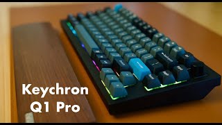 Keychron Q1 Pro Wireless Mechanical Keyboard with K Pro Banana Switch Review [upl. by Kcir]