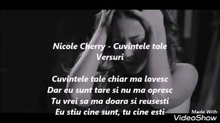 Nicole Cherry  Cuvintele tale  karaoke [upl. by Livvyy505]