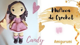 💕 MUÑECA amigurumi de crochet paso a paso 💕 [upl. by Erlond]