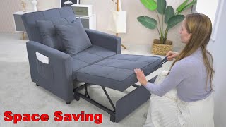 ✨ Convertible Sofa Beds for Small Spaces 2022  DURASPACE HOMCOM GIA TriFold Cynefin [upl. by Aynod257]