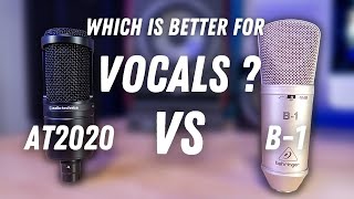 AudioTechnica AT2020 vs Behringer B1  For vocals [upl. by Beghtol356]