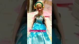 Headphone 🎧 for Doll  doll k Liye headphone Kesy banaty hain miniature diy viral [upl. by Relluf]