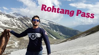 Rohtang Pass Manali  Rohtang Pass Tour Budget  Rohtang Pass Tour in Hindi  Rohtang Pass Guide [upl. by Noj]