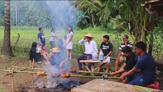 Sharing love and food the Filipino way I Boodle fight in the province I Joseph The Explorer [upl. by Heriberto]