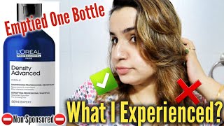 Loreal Density Advanced Shampoo Review  1 month Experience  ⛔Non Sponsored ⛔ [upl. by Bick]