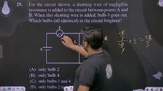 For the circuit shown a shorting wire of negligible resistance is added to the circuit between [upl. by Paryavi680]