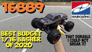 Upgraded Haiboxing 16889 BASH TEST  Best Budget 116 Basher of 2020 [upl. by Annhoj]