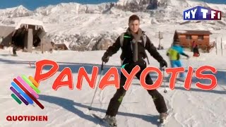 Panayotis fait du ski  Quotidien du 19 janvier 2017  Quotidien avec Yann Barthès [upl. by Dominic]