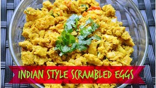 Perfect Scrambled Eggs Indian Style  How to make Basic Scrambled Eggs  Kanaks Kitchen [upl. by Ackler58]