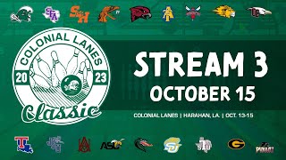 Stream 3  Colonial Lanes Classic Bowling  October 15 2023 [upl. by Marabel]